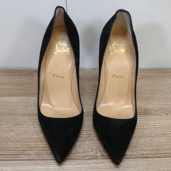 Christian Louboutin So Kate 120mm Black Suede - Picture 2 of 7